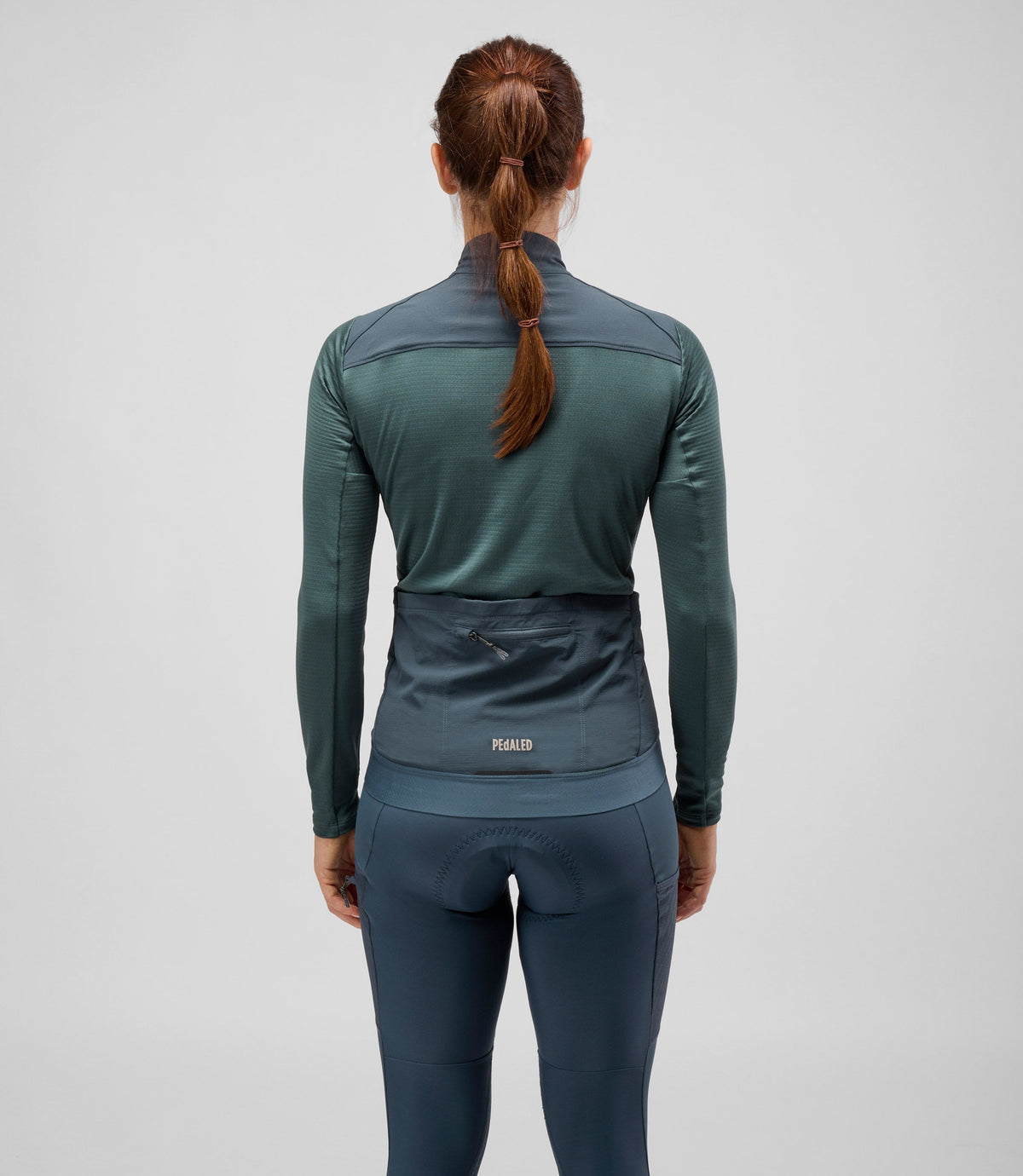 PEDALED WOMEN ODYSSEY WINDBLOCK MERINO JERSEY - DARK SLATE