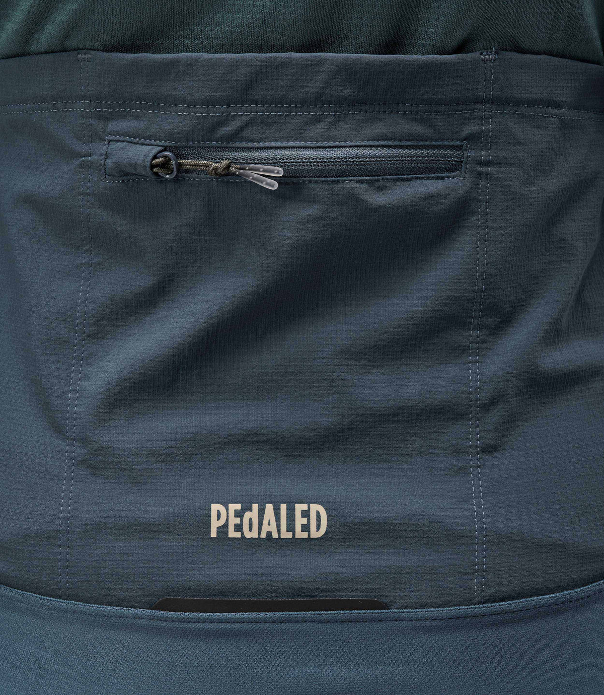 PEDALED WOMEN ODYSSEY WINDBLOCK MERINO JERSEY - DARK SLATE