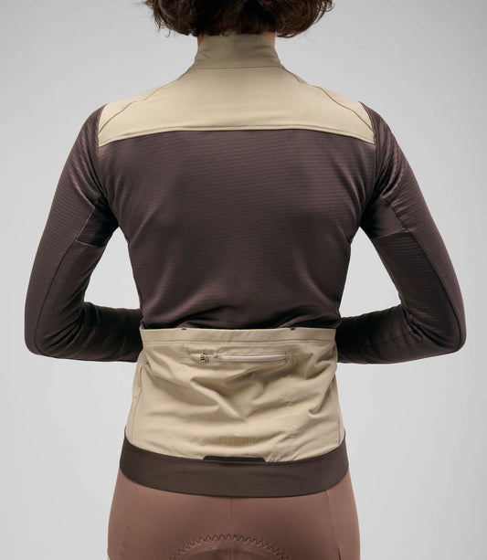 PEDALED WOMEN ODYSSEY WINDBLOCK MERINO JERSEY - RAISIN PURPLE