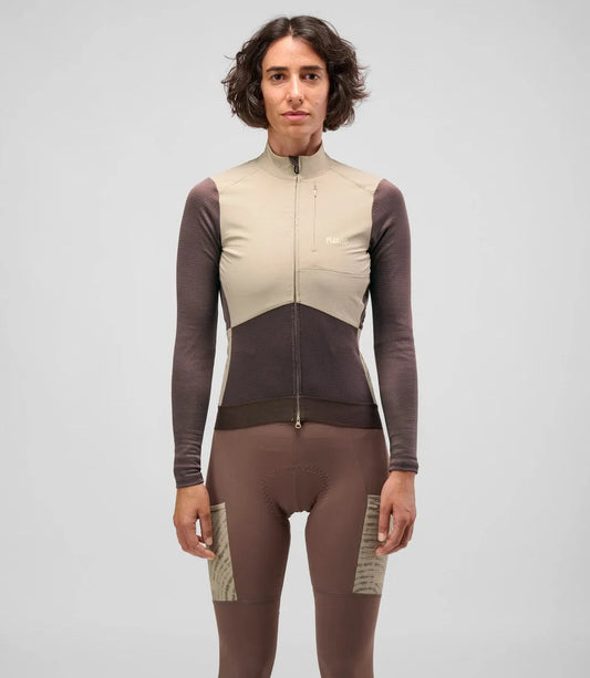 PEDALED WOMEN ODYSSEY WINDBLOCK MERINO JERSEY - RAISIN PURPLE