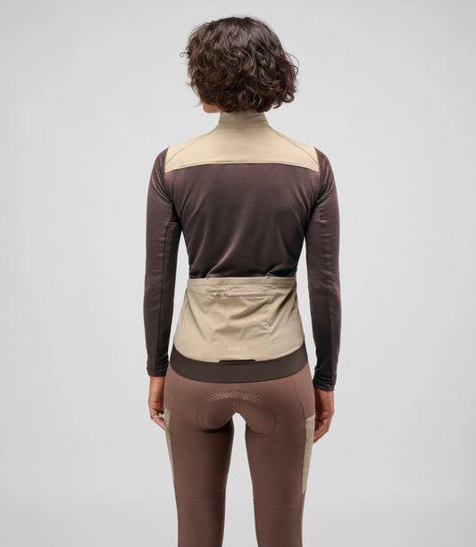 PEDALED WOMEN ODYSSEY WINDBLOCK MERINO JERSEY - RAISIN PURPLE