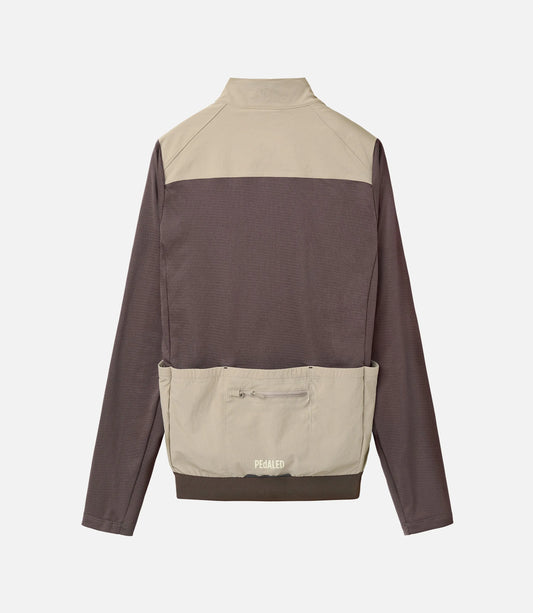PEDALED WOMEN ODYSSEY WINDBLOCK MERINO JERSEY - RAISIN PURPLE