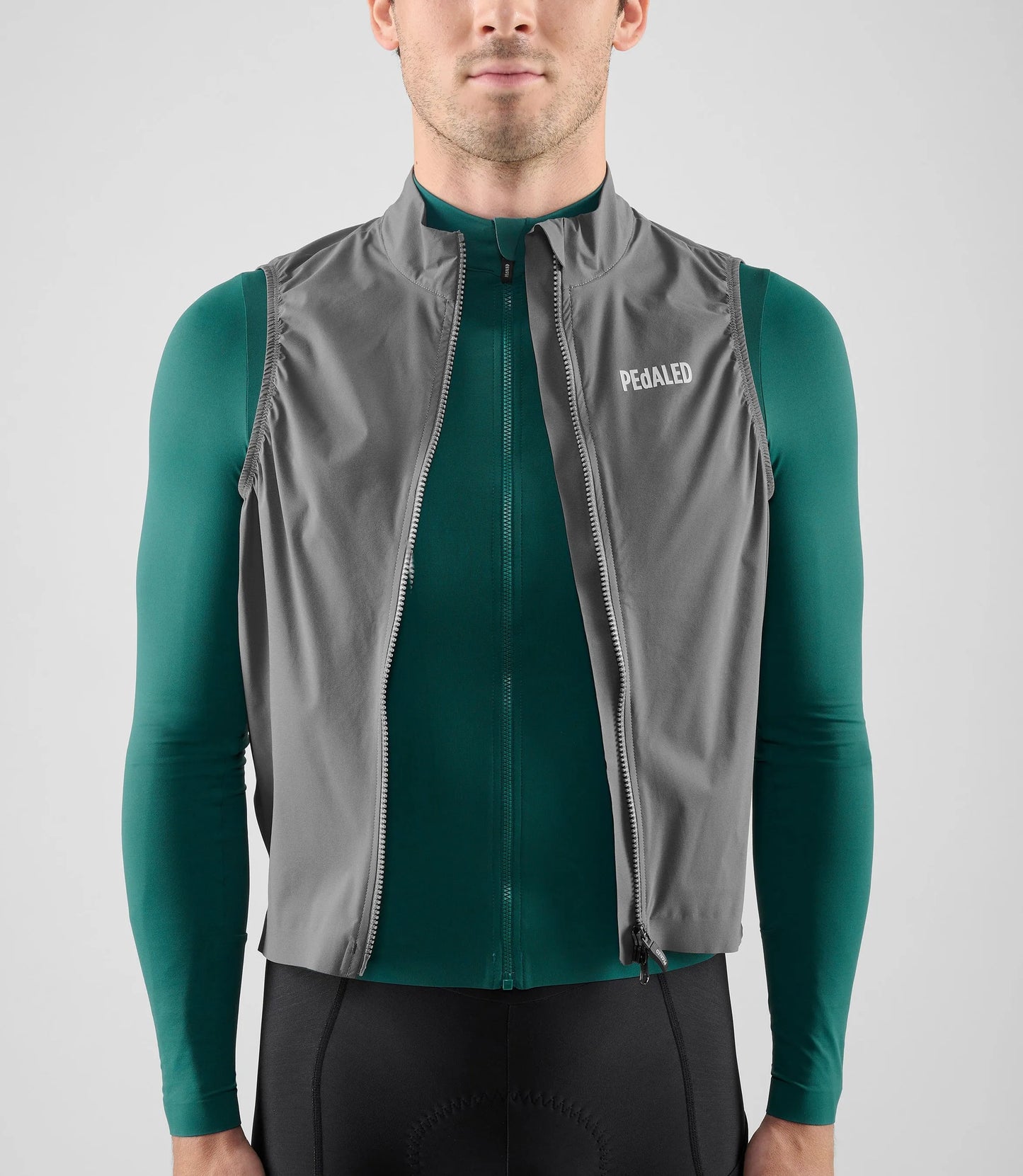 PEDALED Waterproof Vest - Grey