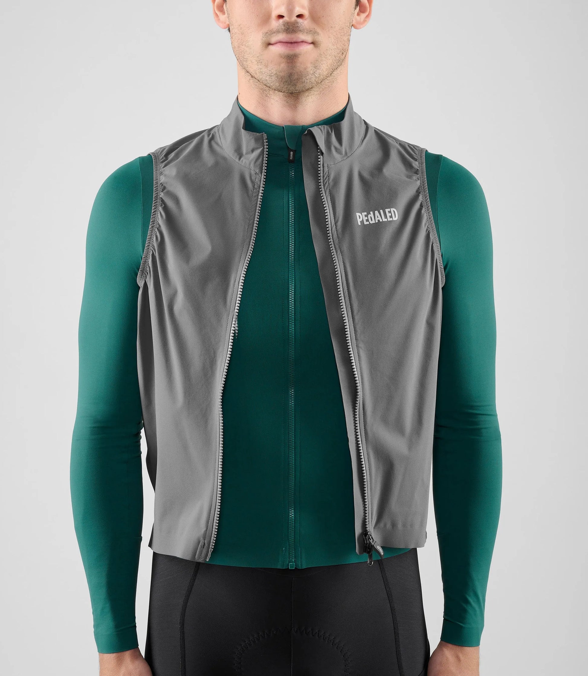 PEDALED Waterproof Vest - Grey