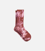 PEDALED YAMA Tie Dye Socks - Mauve Chalk