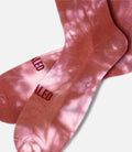 PEDALED YAMA Tie Dye Socks - Mauve Chalk