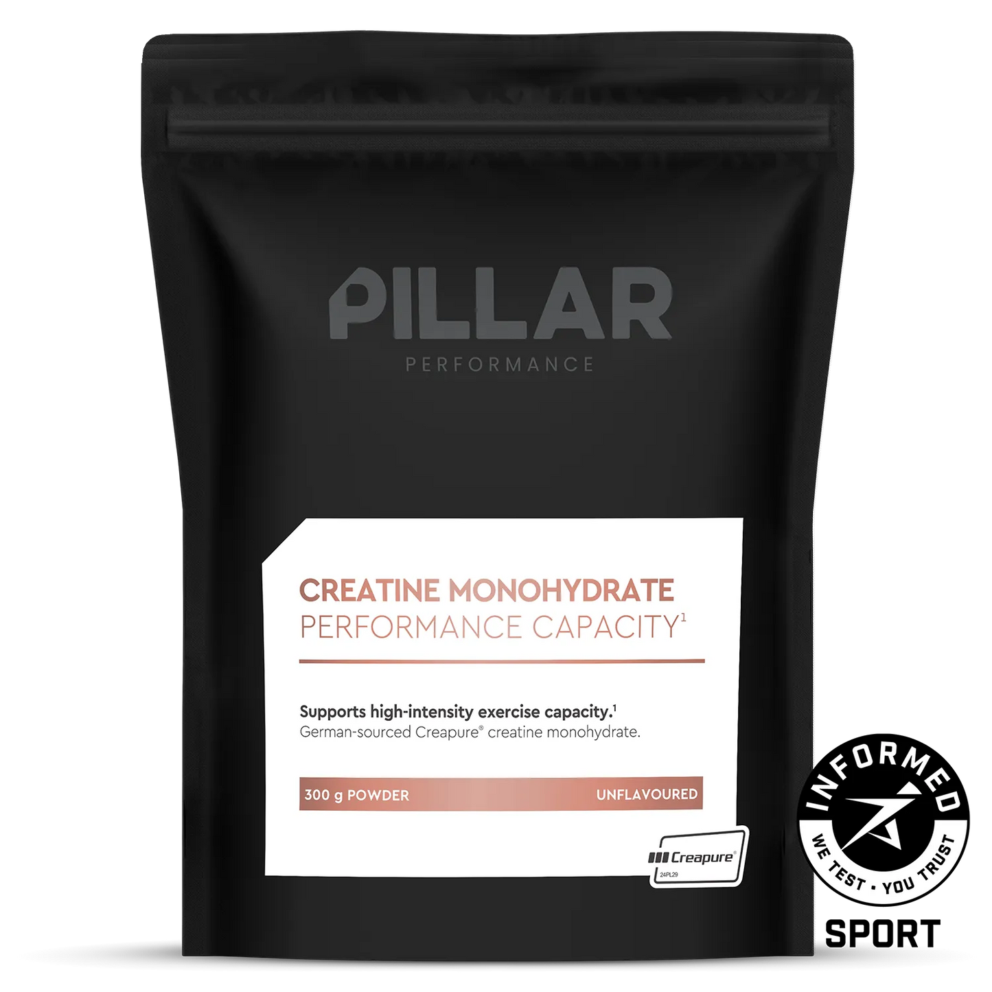 PILLAR PERFORMANCE Creatine Monohydrate 300g- Unflavored