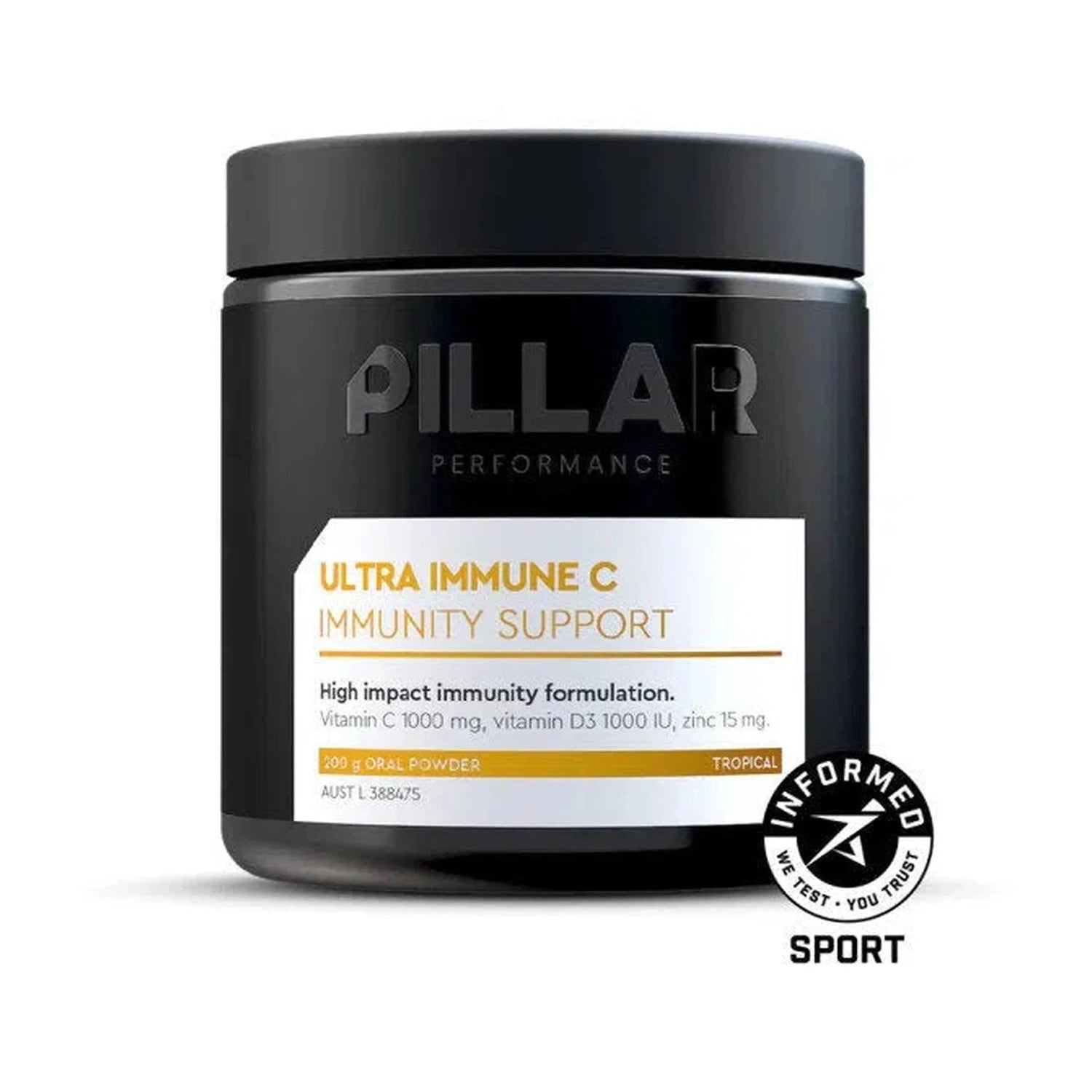 PILLAR PERFORMANCE Ultra Immune C Support - Tropical