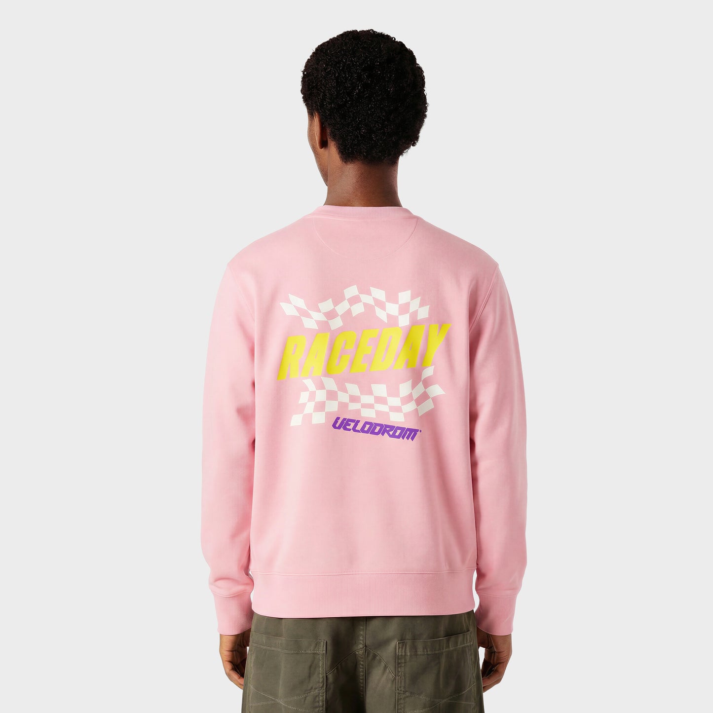 VELODROM Raceday Sweater - Pink/Yellow/Purple