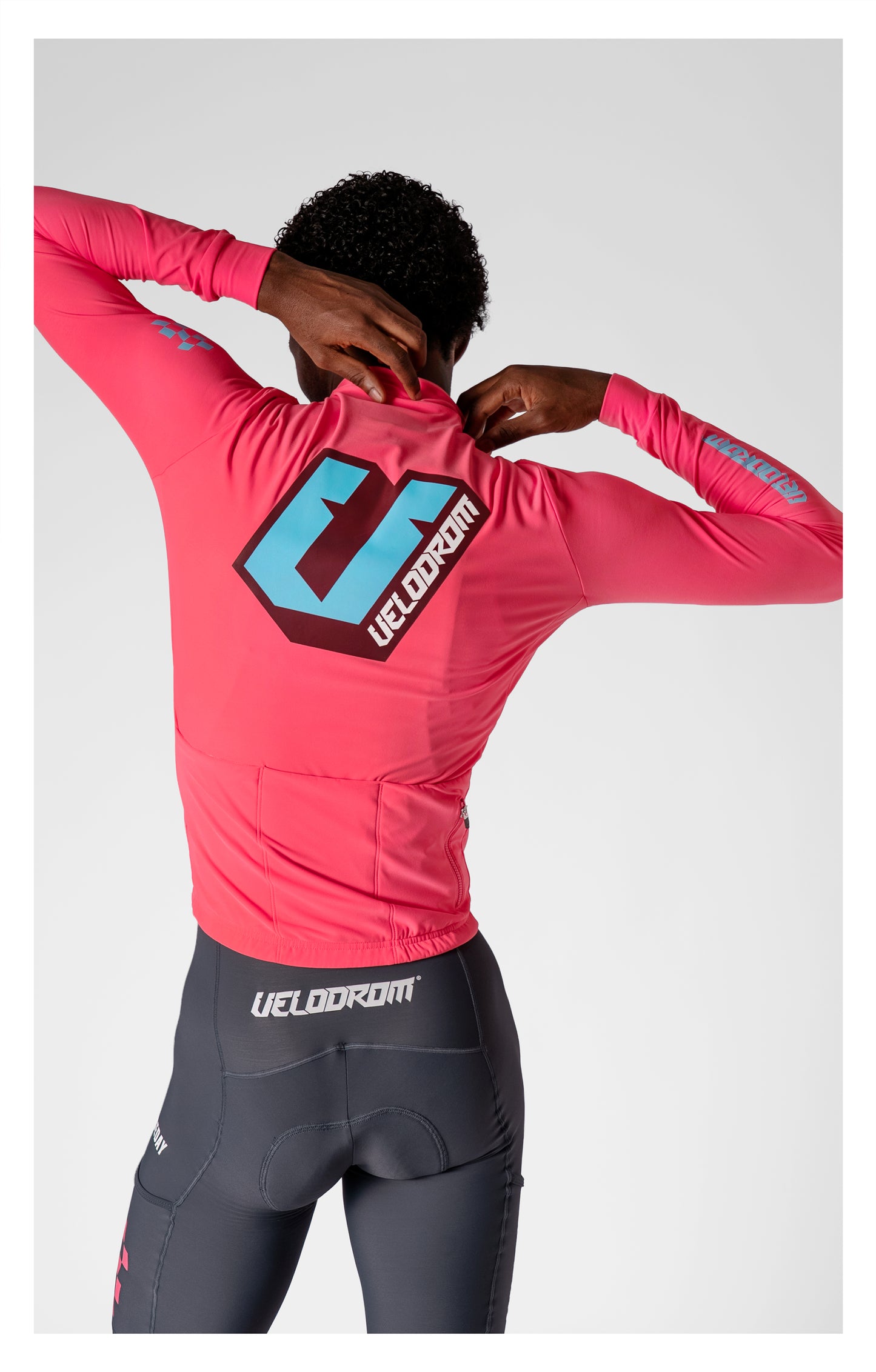VELODROM RaceDay 3.0 Thermal Xperiment Maglia da ciclismo a manica lunga - Fluor Pink