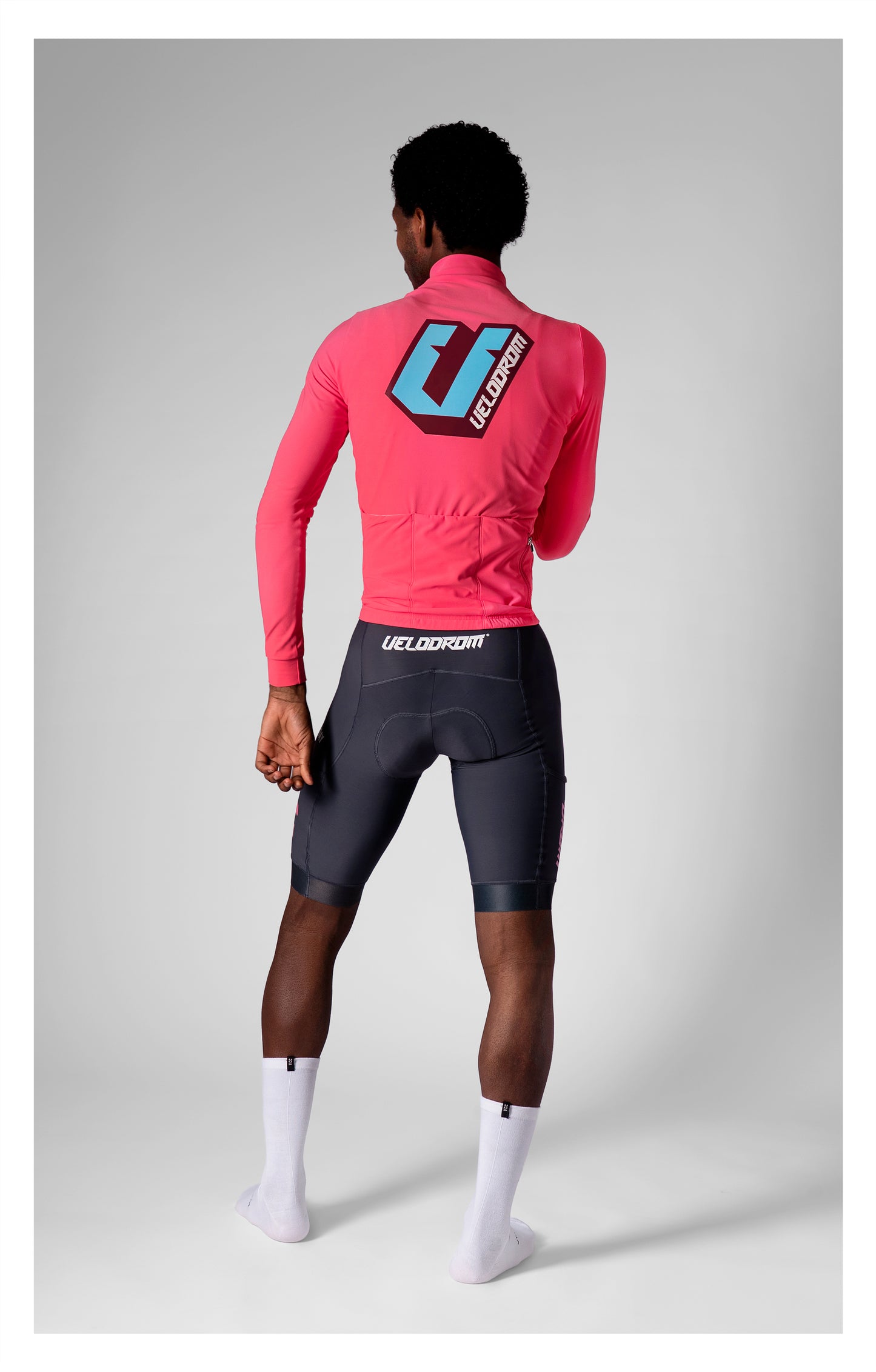 VELODROM RaceDay 3.0 Thermal Xperiment Maglia da ciclismo a manica lunga - Fluor Pink