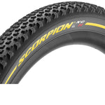 PIRELLI SCORPION XC H TLR TEAM EDITION FOLDABLE PROWALL, SMARTGRIP MTB Tyre - BLACK YELLOW LABEL