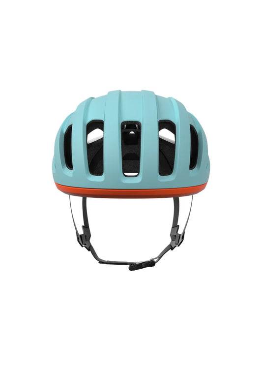 POC Amidal Cycling Helmet - Indicolite Blue Matt/Carnelian Orange Matt