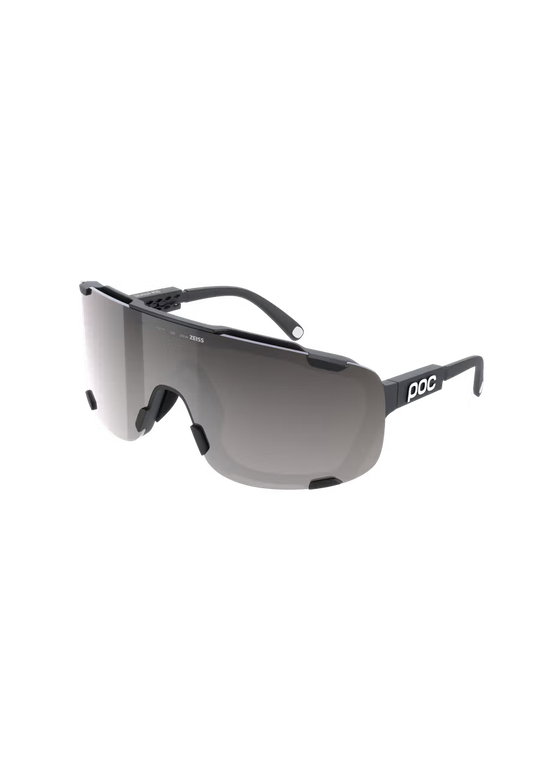 POC Devour Mid Bike Sunglasses + Extra Lens - Uranium Black