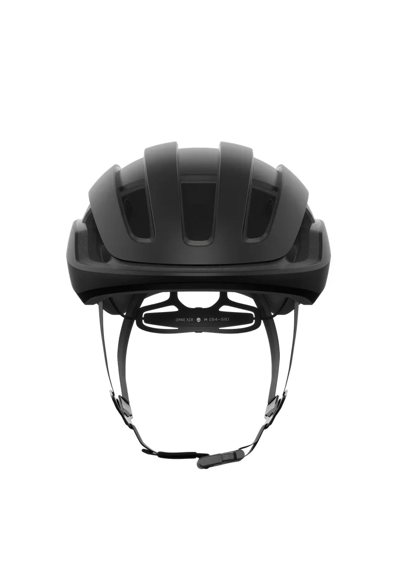 POC Omne Air MIPS Cycling Helmet - Uranium Black Matt/Fluorescent Orange Matt