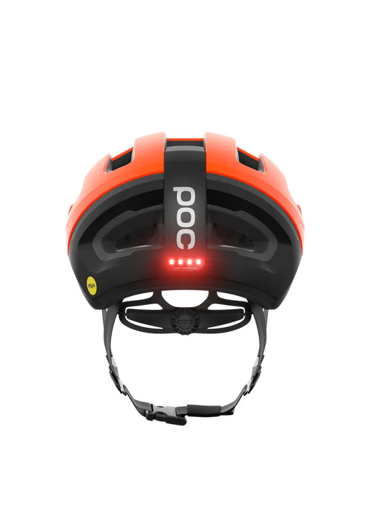 POC Omne Beacon MIPS Commute Bike Helmet - Fluorescent Orange Matt/Uranium Black Matt
