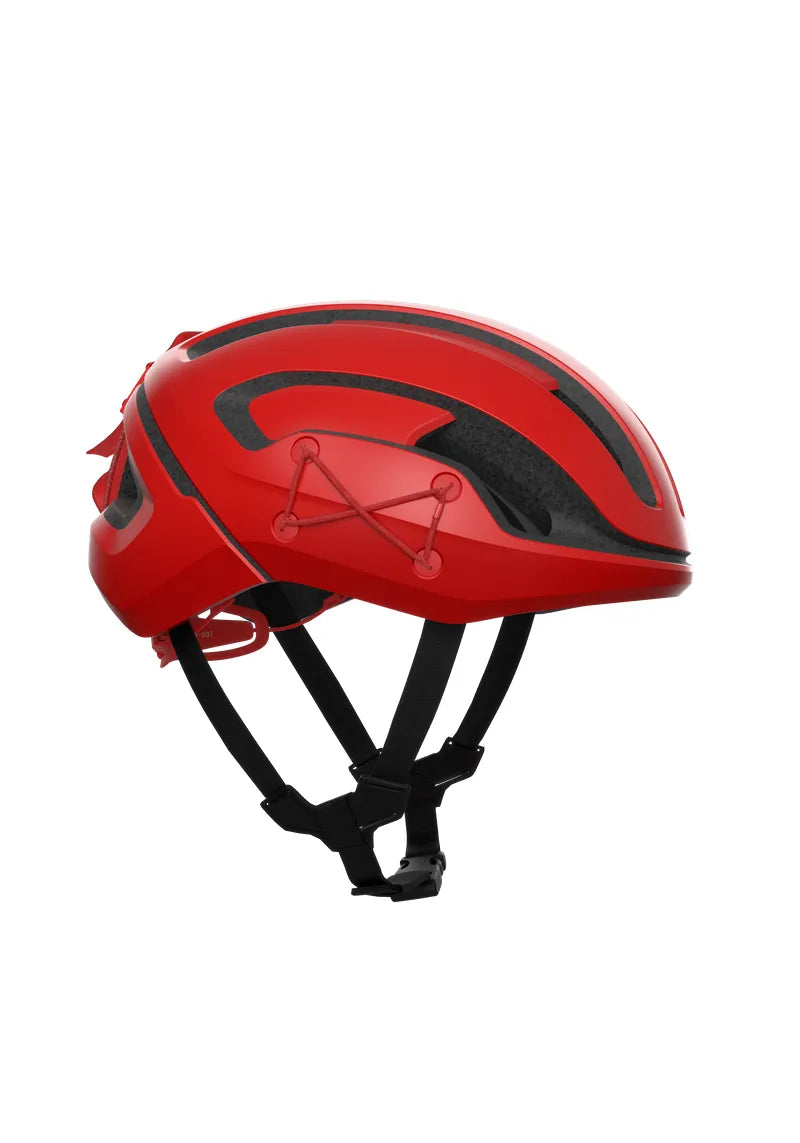 POC Omne Ultra MIPS Gravel Cycling Helmet - Prismane Red Matt