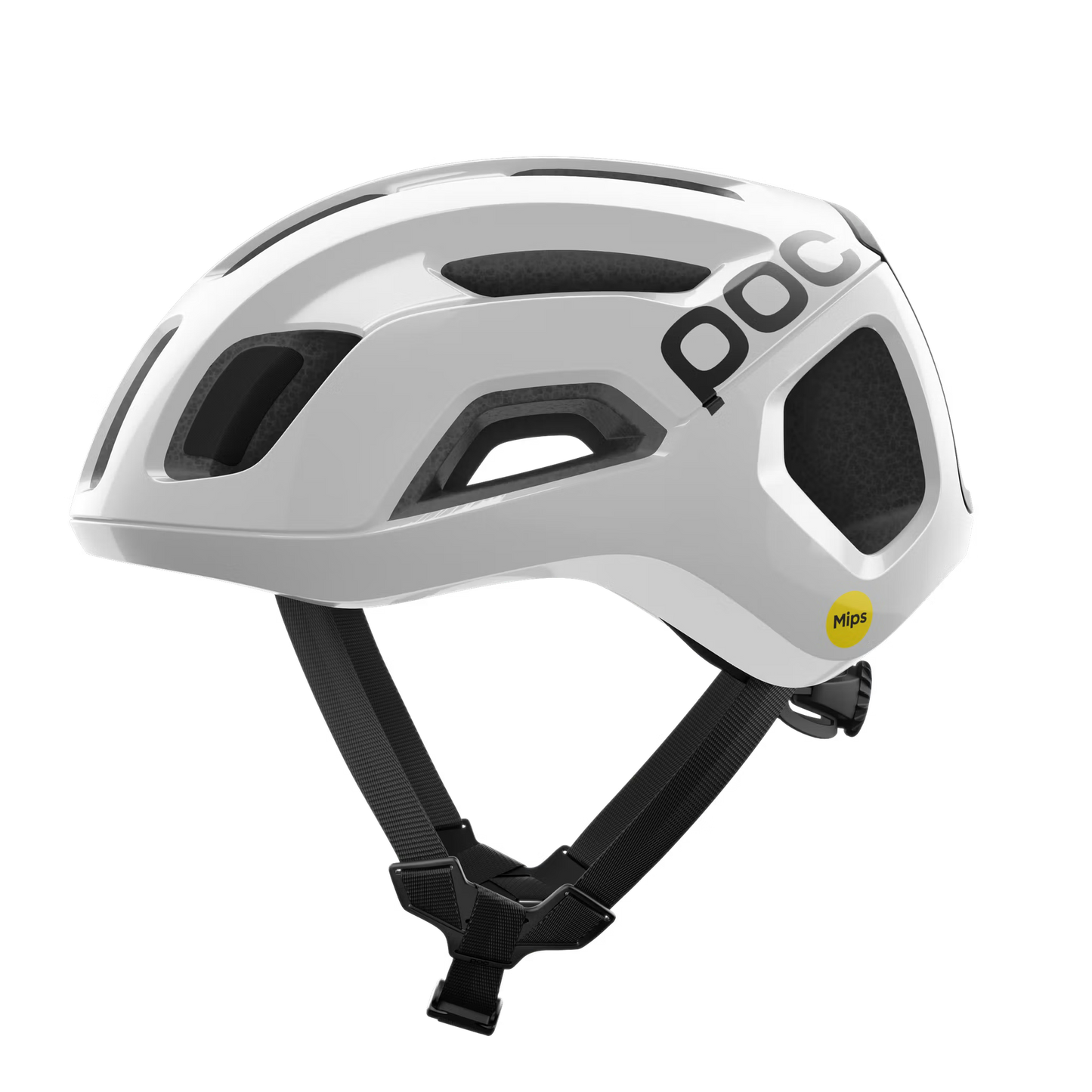 POC Ventral Air Mips - Hydrogen White/Uranium Black Matt W. Logo