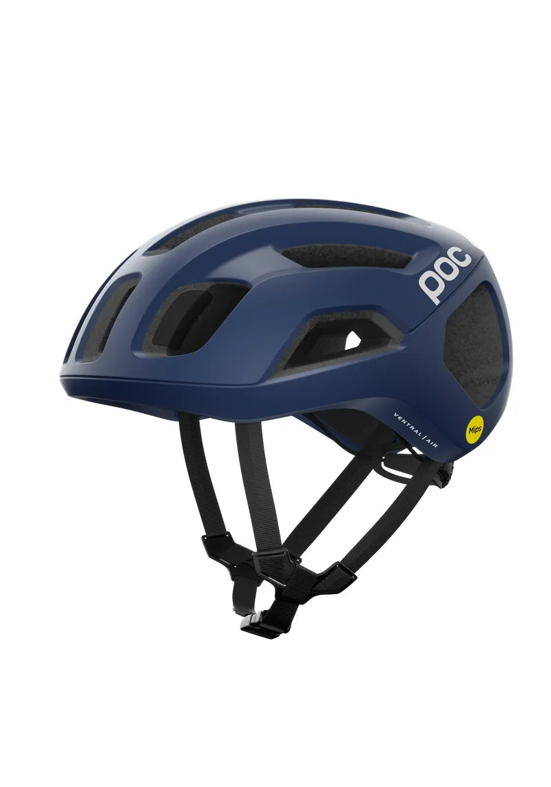 POC Ventral Air Mips Wide Fit Cycling Helmet - Lead Blue Matt