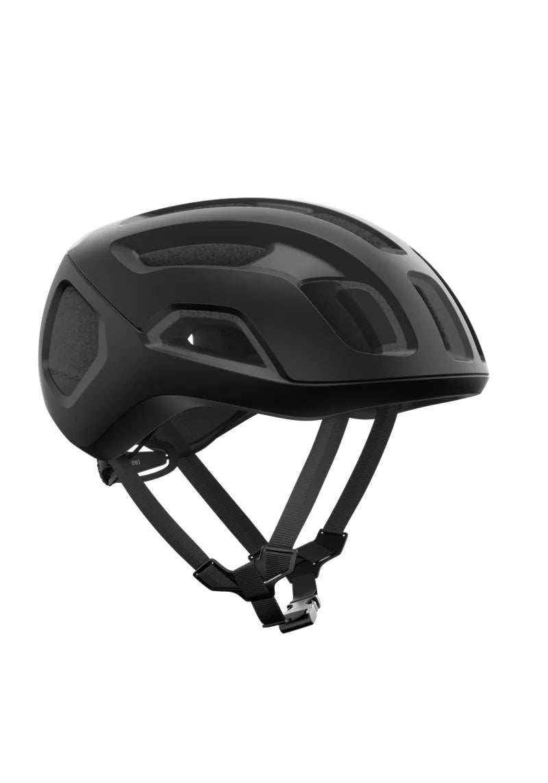 POC Ventral Air Mips Wide Fit Cycling Helmet - Uranium Black Matt/Hydrogen White