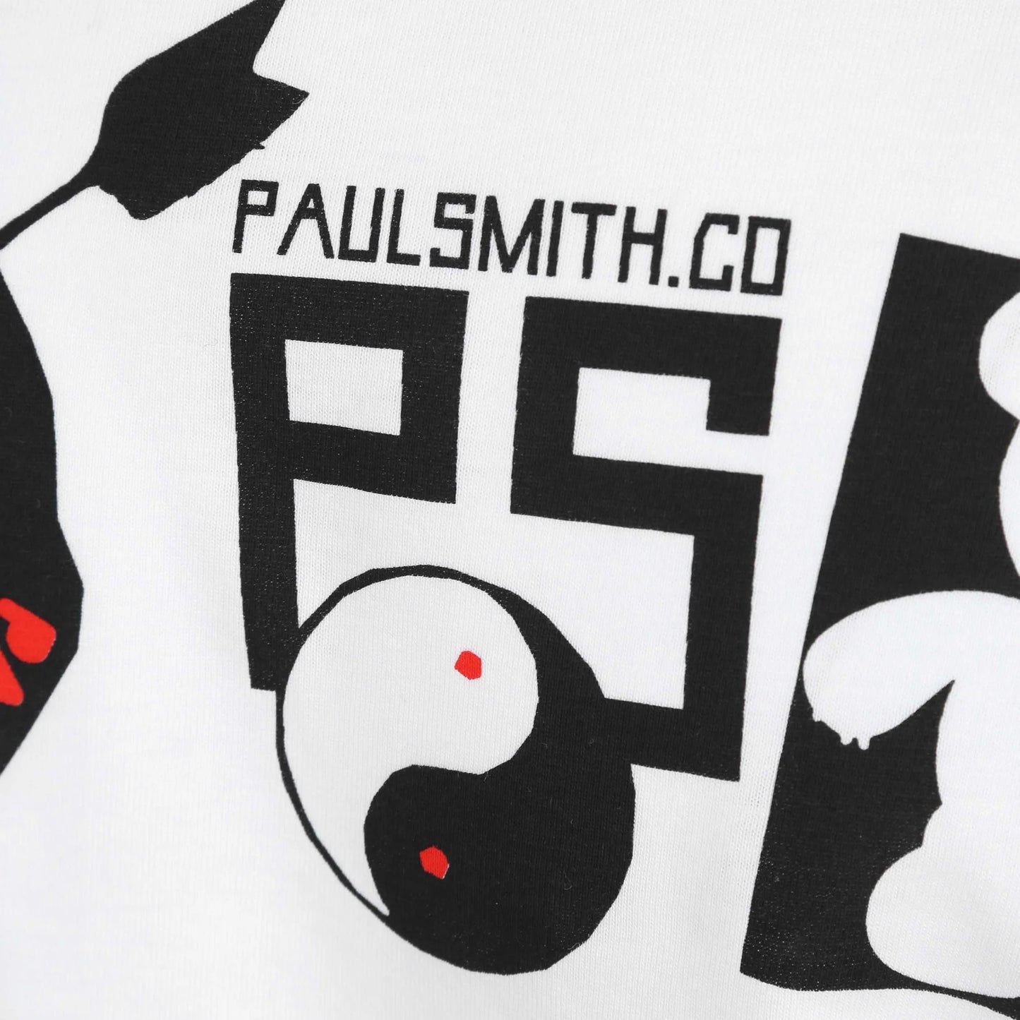 PAUL SMITH Camiseta SS Reg Fit Chose - White