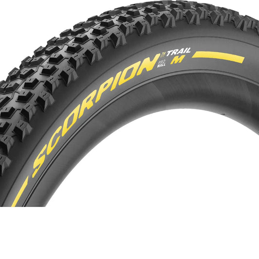 Pirelli SCORPION TRAIL M TEAM EDITION FOLDABLE PROWALL SMARTGRIP MTB Tyre - BLACK YELLOW LABEL