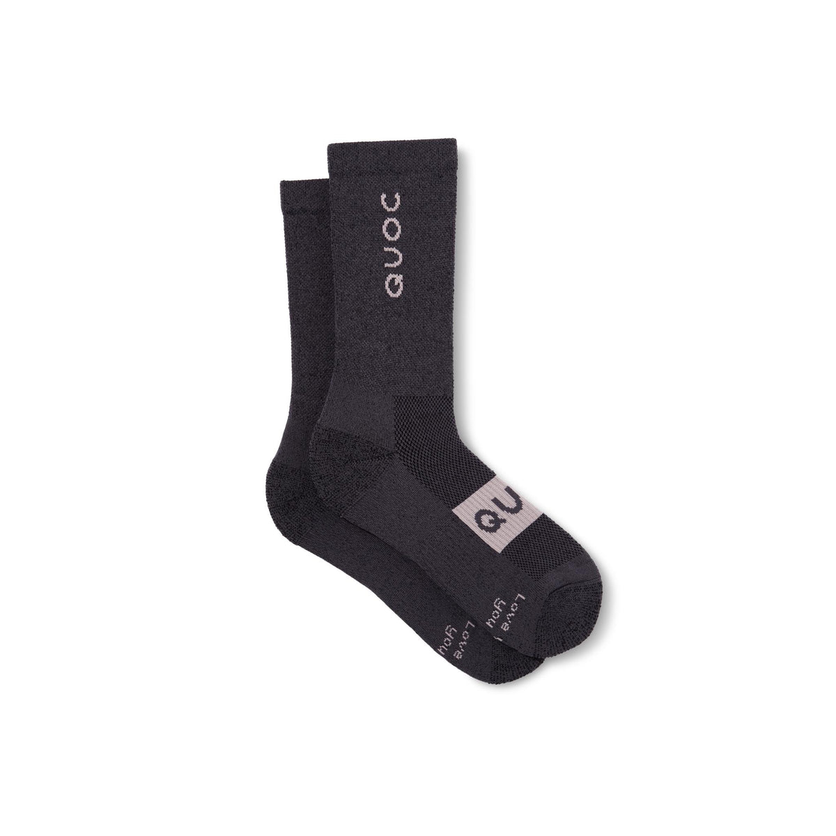 QUOC All Season Merino Sokker - Charcoal