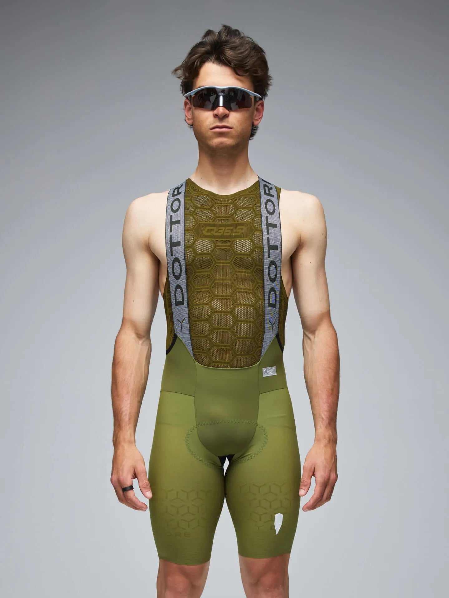 Q36.5 Dottore PRO Bib Shorts Drab - Green