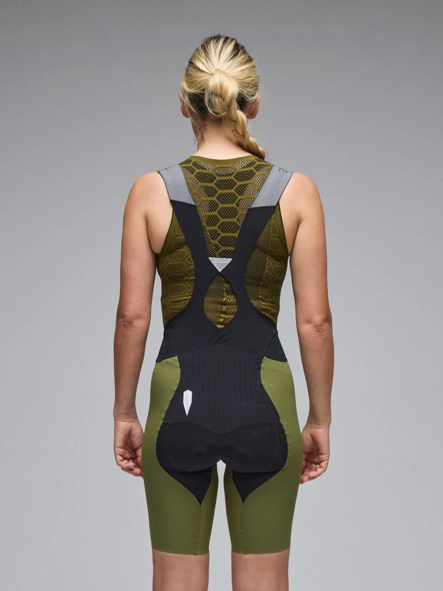 Q36.5 Dottore Pro Bib Shorts Women Drab - Green
