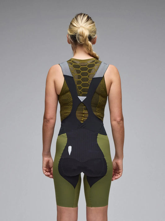 Q36.5 Dottore Pro Bib Shorts Women Drab - Green