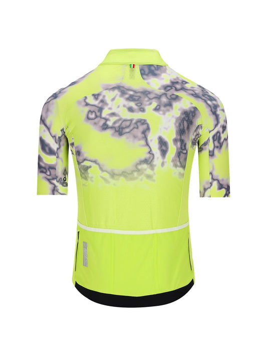 Q36.5 Gregarius Clima Weathermap Jersey - Lime