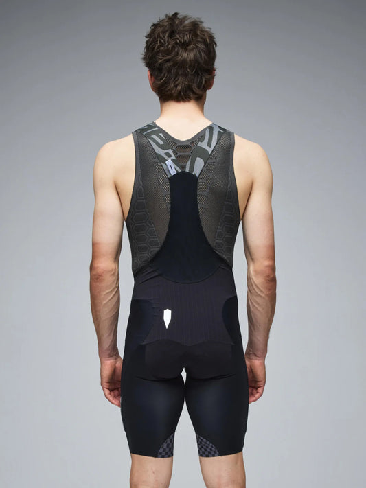 Q36.5 Gregarius Pro Bib Shorts - Check Grey