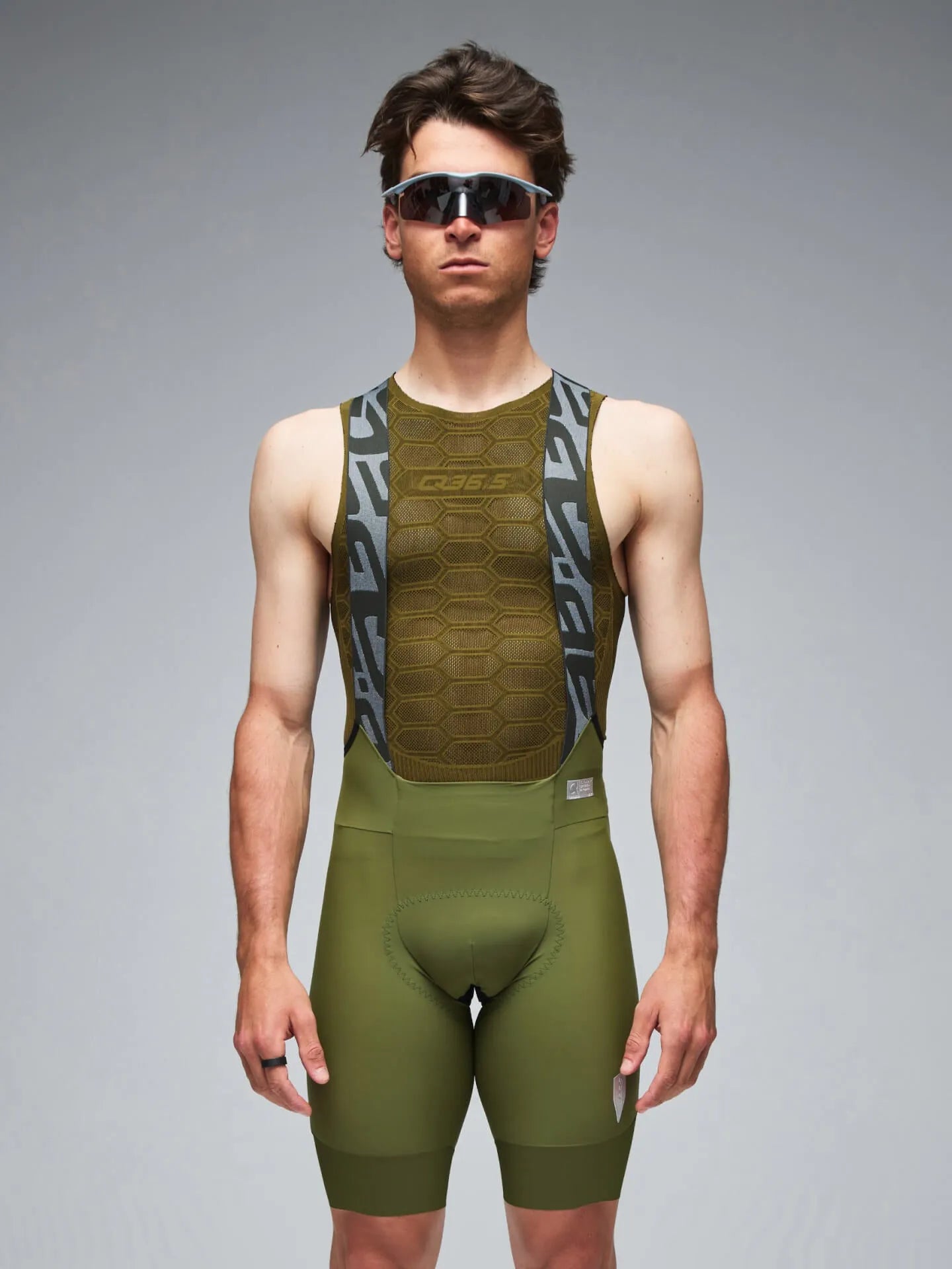 Q36.5 Gregarius Pro Bib Shorts Drab - Green
