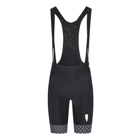 Q36.5 Gregarius Pro Bib Shorts Women Check - Grey
