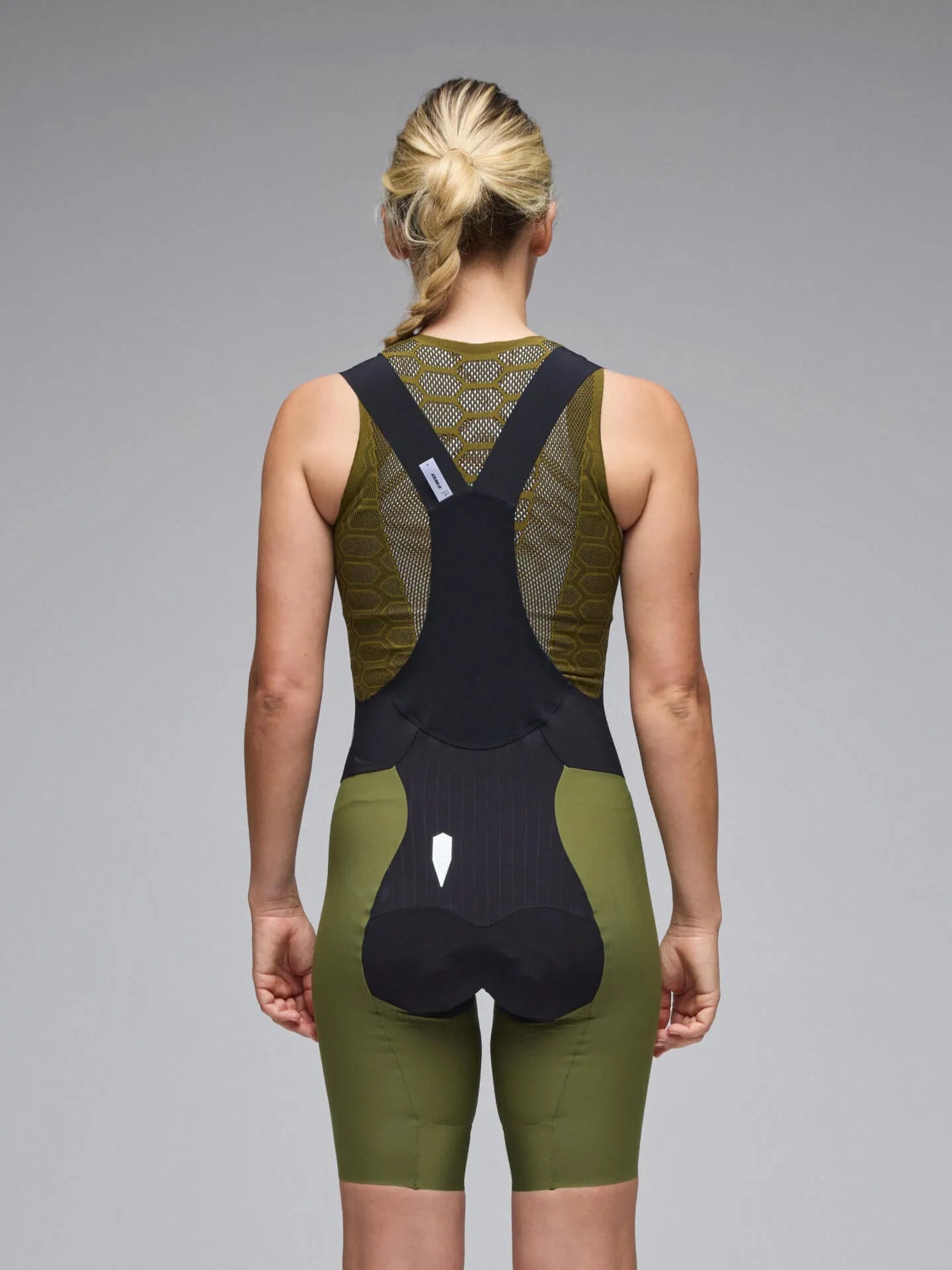 Q36.5 Gregarius Pro Bib Shorts Women Drab - Green