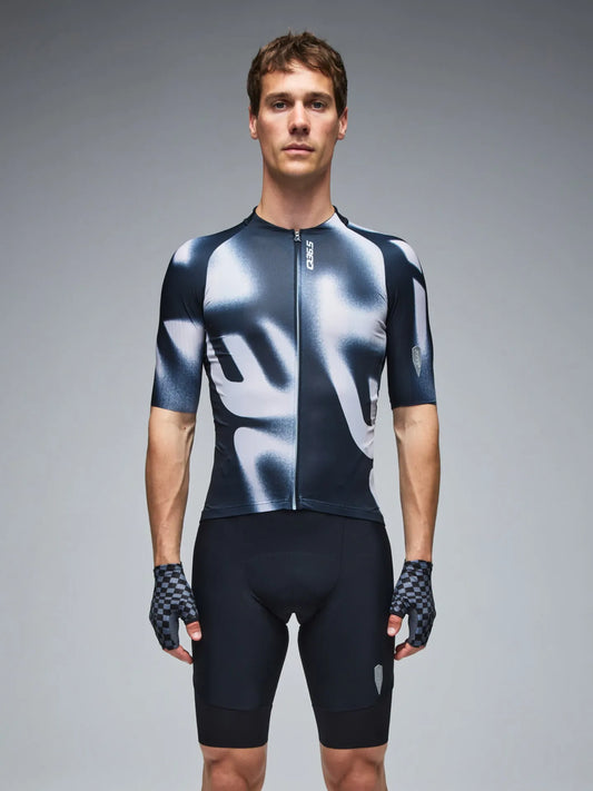 Q36.5 Gregarius Pro Big Logo Jersey - Black