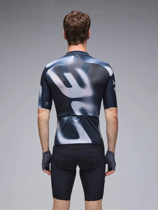 Q36.5 Gregarius Pro Big Logo Jersey - Black