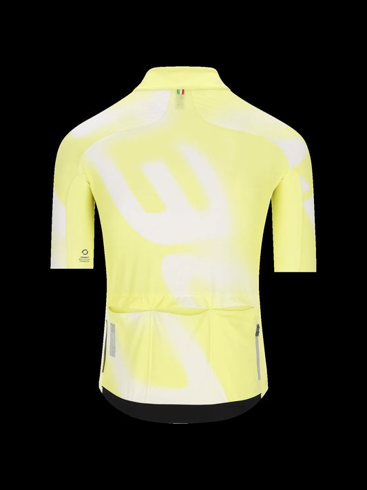 Q36.5 Gregarius Pro Big Logo Jersey Fluo - Yellow