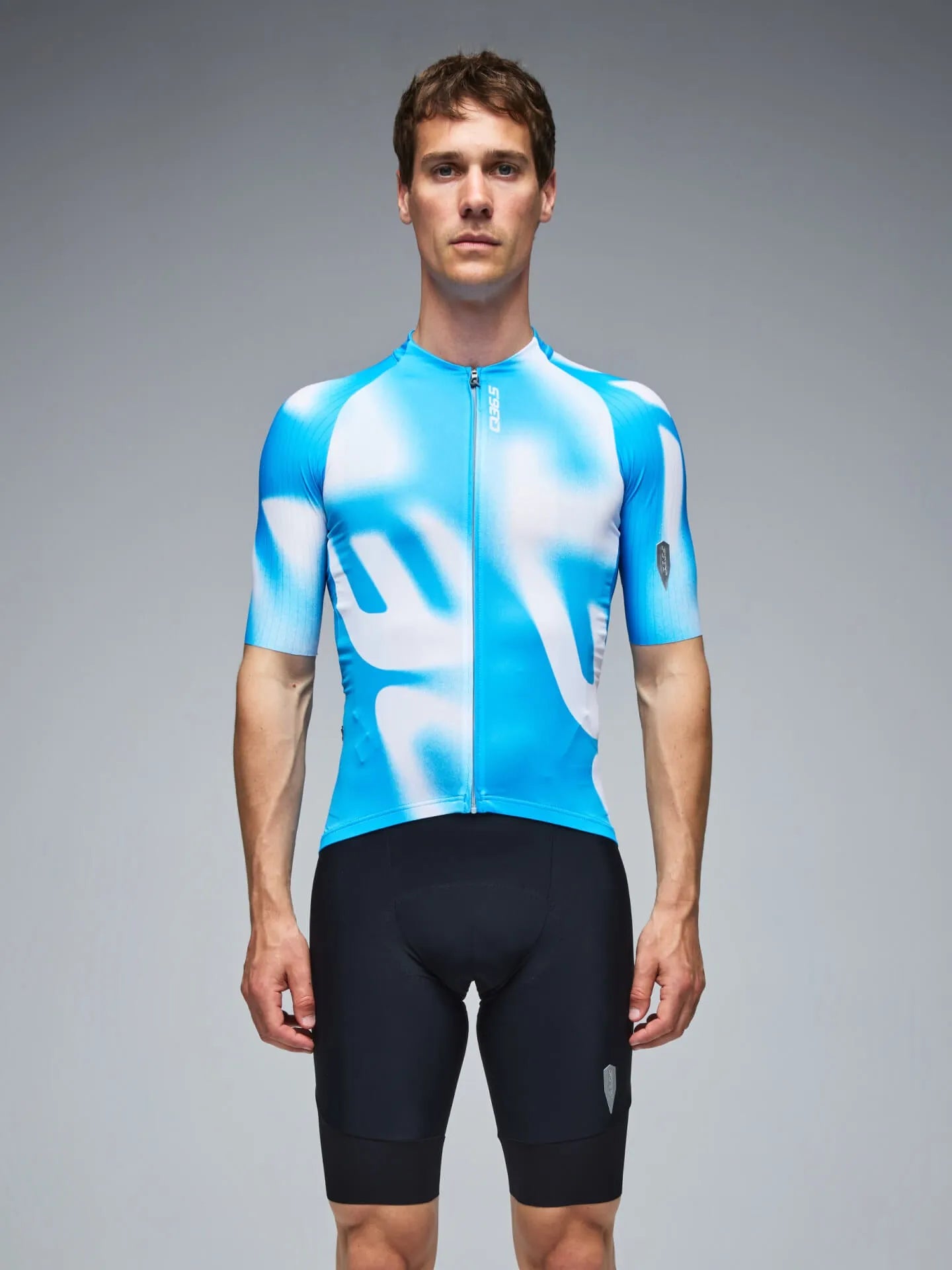 Q36.5 Gregarius Pro Big Logo Jersey Maliblu-Blu