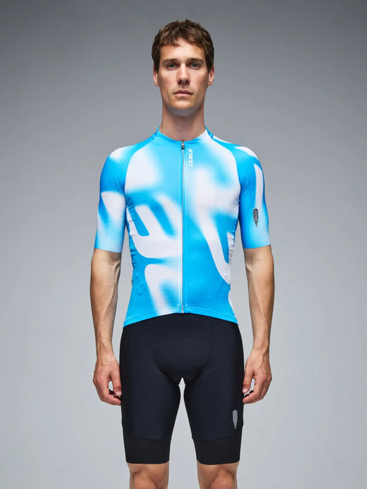 Q36.5 Gregarius Pro Big Logo Jersey Maliblu-Blu