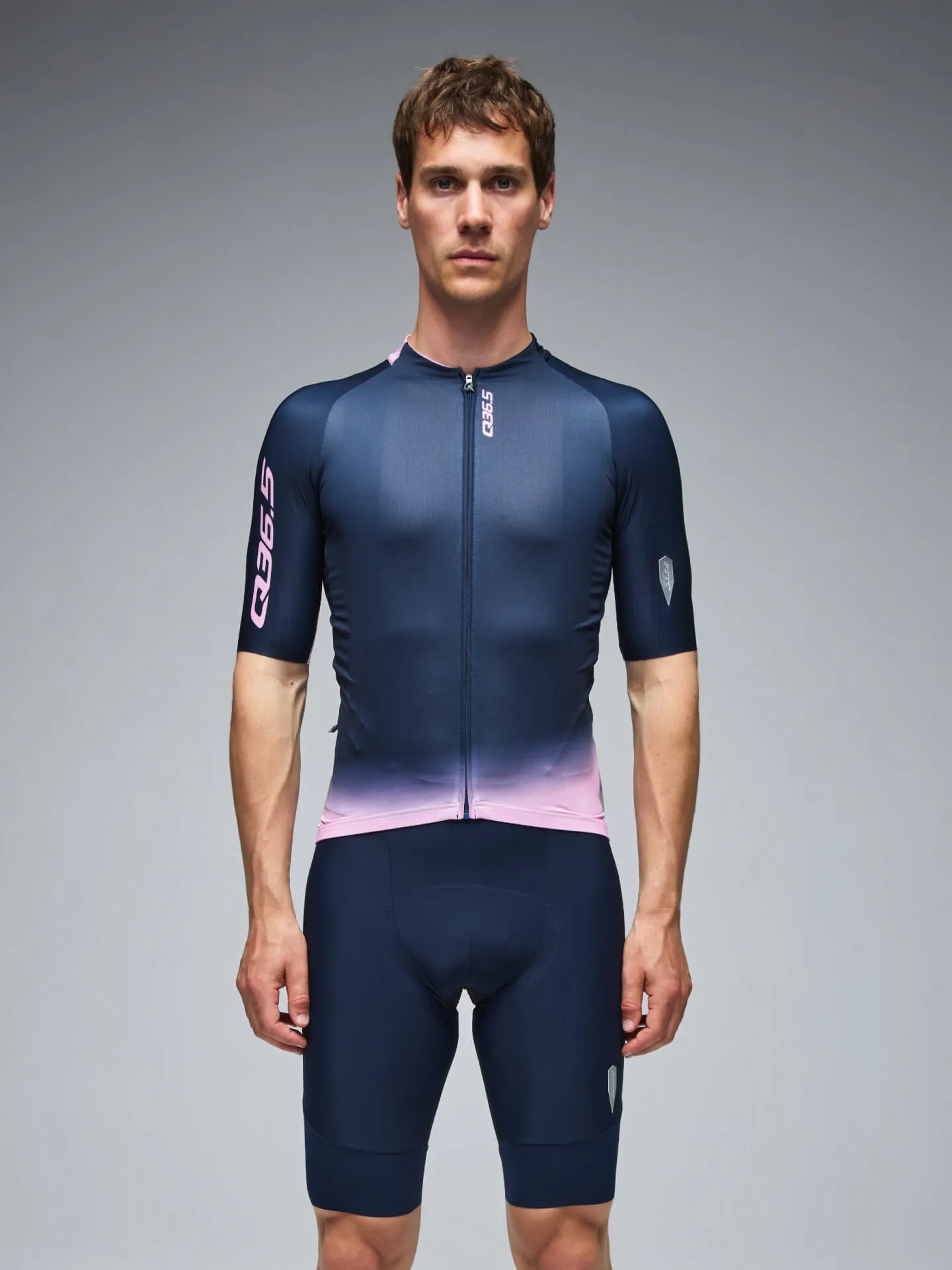 Q36.5 Gregarius Pro Collar Fade Jersey Nautica - Blue