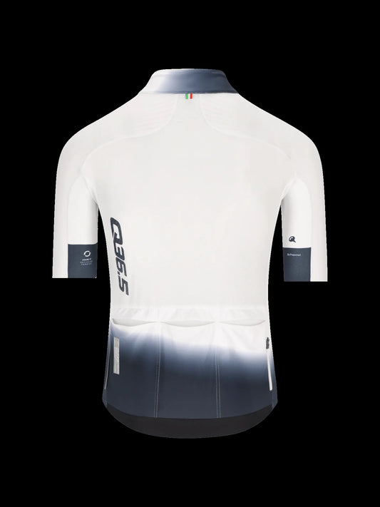 Q36.5 Gregarius Pro Collar Fade Jersey - White