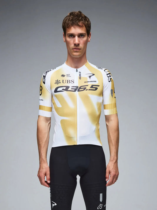Q36.5 Gregarius Q36.5 Pro Team Off-Road Jersey Gold-White