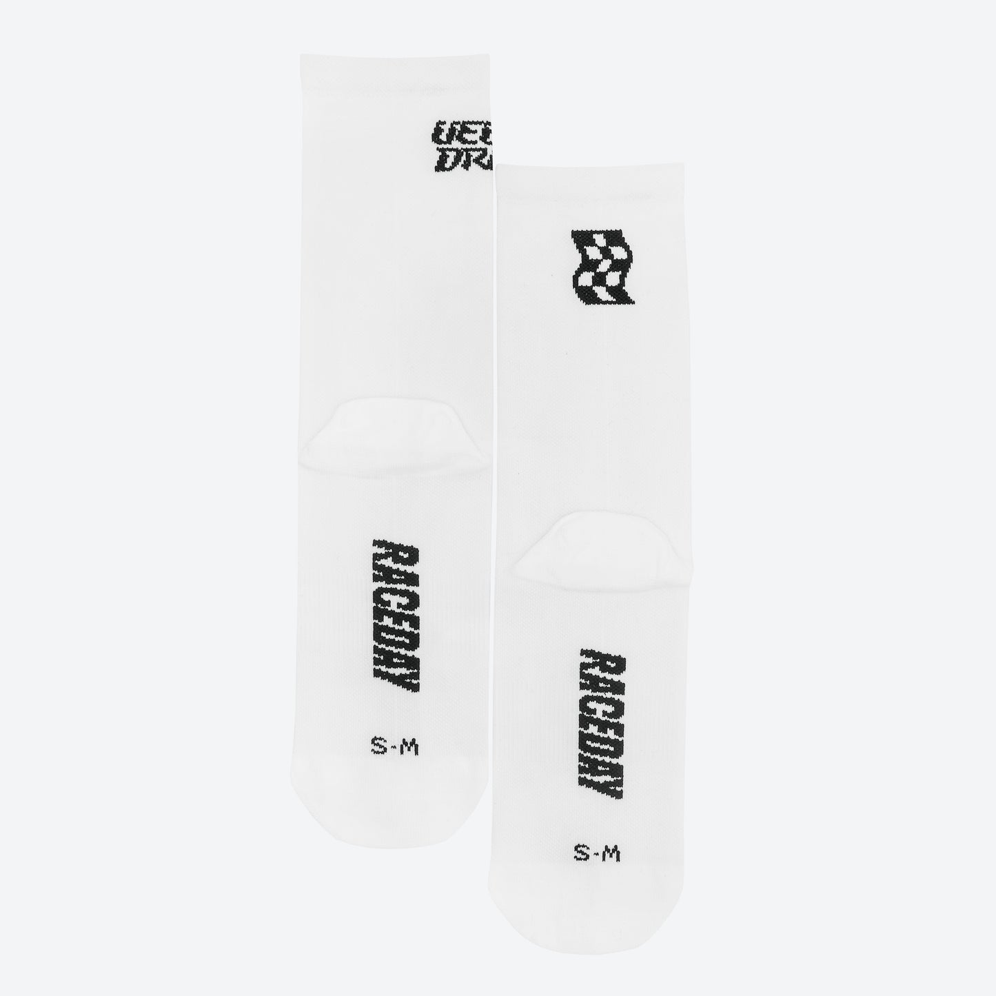 VELODROM RaceDay Logo Chaussettes de cyclisme 2.0 - Blanc