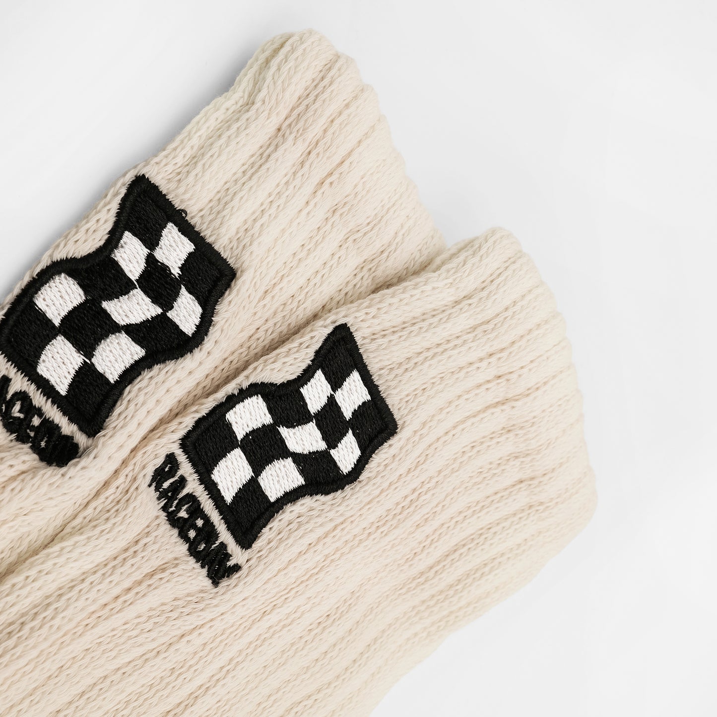 VELODROM Raceday Casual Winter Socks - Off White