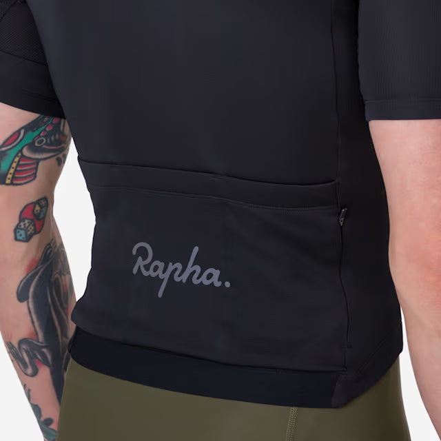 RAPHA Brevet Element Jersey - AGR Black/Dark Grey