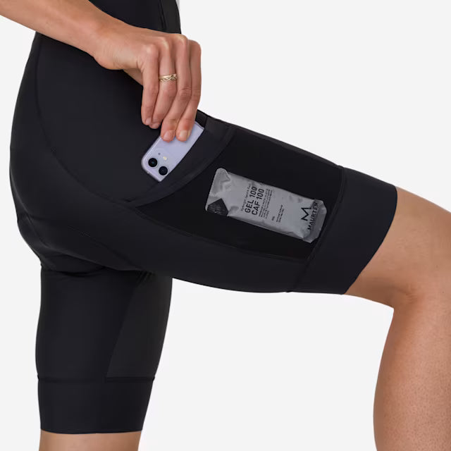 RAPHA Brevet Element Women Cargo Bib Shorts - BLW Black/White