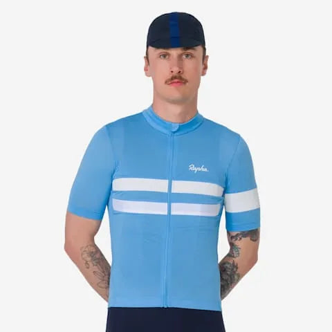 RAPHA Brevet Lightweight Jersey - ALD Cornflower/White