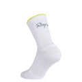 RAPHA Brevet Socks - White/Chartreuse