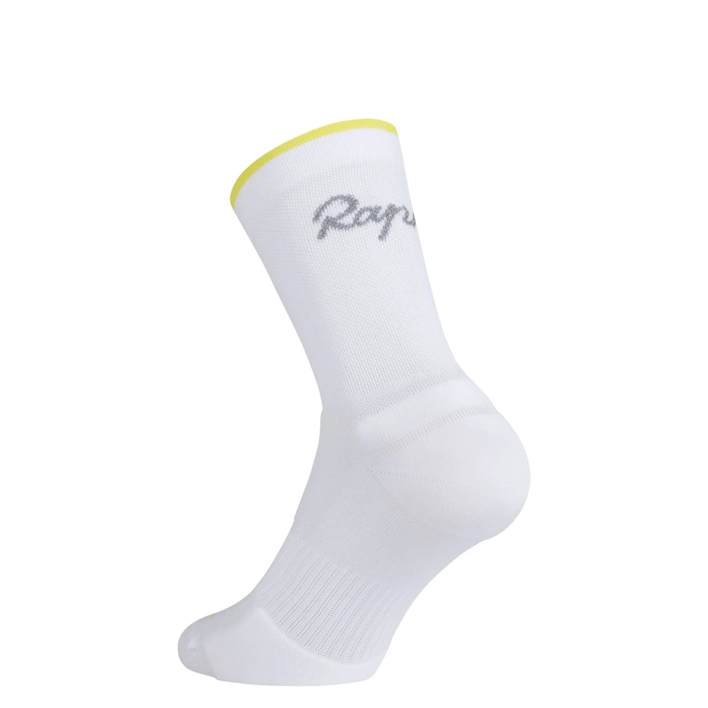 RAPHA Brevet Socks - White/Chartreuse